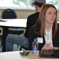 Michele Martin at the 30 Minute Mentors Event